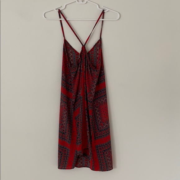 Red patterned sundress - Picture 3 of 3